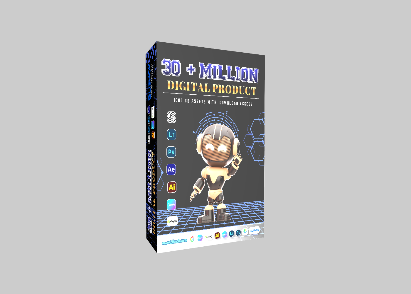 30 plus million Digital product e book