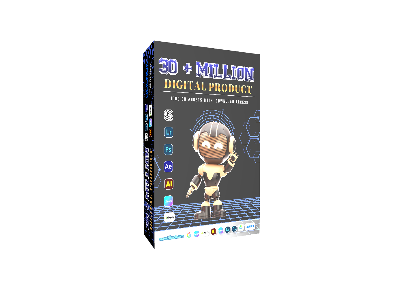 30 plus million Digital product e book
